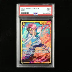 PSA 9 MINT 2025 One Piece JPN Koby OP11-119 SEC - Image 2