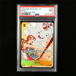 PSA 9 MINT 2025 One Piece JPN Zeus OP11-106 R (Alt Art) - Image 2
