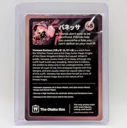 Otaku Box Limited Edition Collectible Card #45 Vanessa Enoteca - Image 2