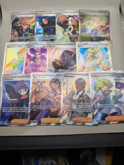 Pokemon Trainer and Supporter Full Art Card Lot - 18 Cards Lightly Played!!! - Image 1