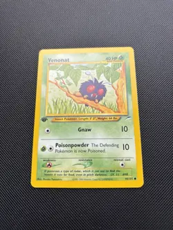 Pokemon Card Neo Destiny 1st Edition Venonat 90/105 WOTC - Image 3