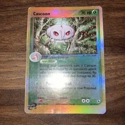 Cascoon 26/109 Ex Ruby and Sapphire Reverse Holo 2003 E Series Pokemon Card - Image 1