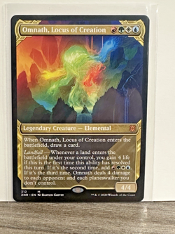 MTG - Omnath, Locus of Creation (Showcase) - Zendikar Rising 312 ZNR NM LC1 - Image 1