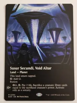 Susur Secundi, Void Altar (Borderless) EoE Mythic Land #284 Regular Finish NM+ - Image 1