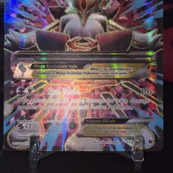M Alakazam EX 118/124 - XY Fates Collide Ultra Rare Full Art Pokemon TCG LP-MP - Image 4