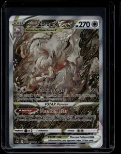 Pokemon TCG Hisuian Zoroark Vstar GG56/GG70 Crown Zenith Galarian Gallery NM - Image 1