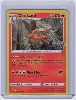 Charizard Holo Rare Pokemon GO 010/078 NM - Image 1