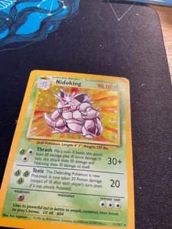 Pokemon TCG Nidoking Base Set 11/102 Holo 1999-2000 Wizards Base Set... - Image 2