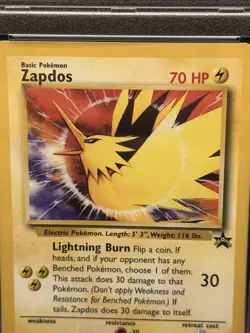 Zapdos Aoki Error #23 Pokemon WOTC Black Star 2000 Movie Promo PSA MINT 10 - Image 3