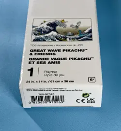 Pokemon Center Great Wave Pikachu Friends Playmat Brand New In Box - Image 5