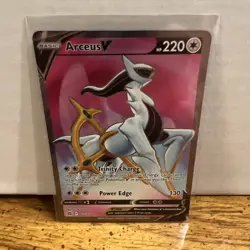 Arceus V ⭐ 165/172 Holo Rare Ultra Brilliant Stars 2022 Pokemon NM - Image 1