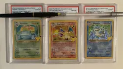 Pokemon Charizard Blastoise Venusaur Celebrations Collection Base Set PSA 10 - Image 1