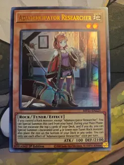 Yugioh! Adamancipator Researcher - 1st Ed Ultra Rare - MP21-EN225 - VLP - Image 1