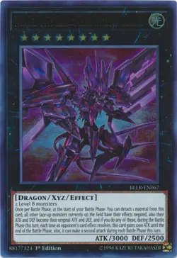 Yugioh! LP Number 107: Galaxy-Eyes Tachyon Dragon - BLLR-EN067 - Ultra Rare - 1s - Image 1