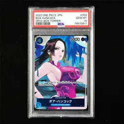 PSA 10 GEM MT 2022 One Piece JPN Boa Hancock OP02-059 UC - Image 1