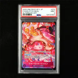 PSA 9 MINT 2025 One Piece JPN Charlotte Linlin OP11-073 R(Alt Art) - Image 2
