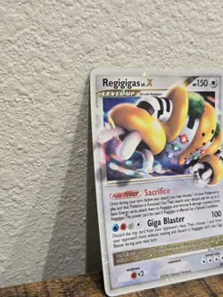 Pokemon Regigigas Lv. X Holo Trading Card HP 150 Giga Blaster Rare Promo - Image 3