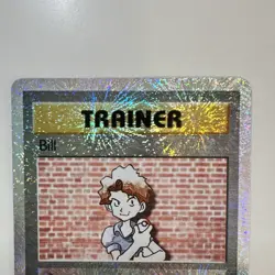 Bill Trainer Pokemon Card Reverse Holo Legendary Collection 108/110 - Image 2