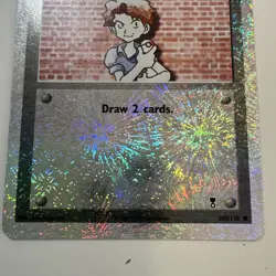 Bill Trainer Pokemon Card Reverse Holo Legendary Collection 108/110 - Image 3