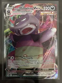 Galarian Slowking VMAX 100/198 - Ultra Rare - Chilling Reign Pokemon Card MINT - Image 1