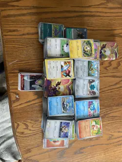 Approx 13lbs Pokemon Bulk Cards Lot Good Condition - mostly scarlet and violet - Image 1