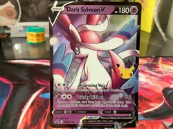 Dark Sylveon V SWSH134 Holo Black Star Promo Pokemon Card NM - Image 1