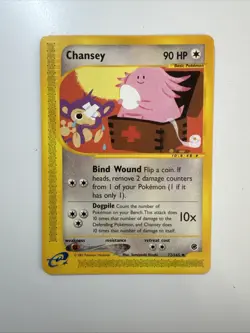 Pokemon Card - Chansey Expedition 72/165 Uncommon LP - Image 1