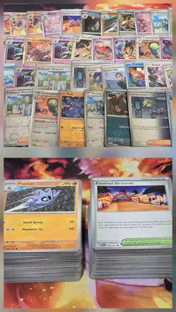 Pokemon TCG Prismatic Evolutions Bulk x254 Cards Bundle - 199 Non Holo - 55 Holo - Image 1