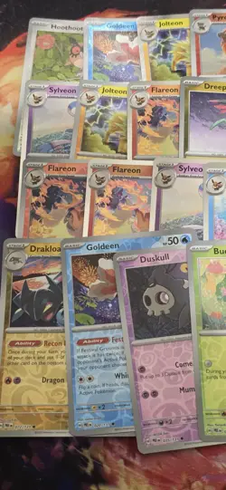 Pokemon TCG Prismatic Evolutions Bulk x254 Cards Bundle - 199 Non Holo - 55 Holo - Image 4