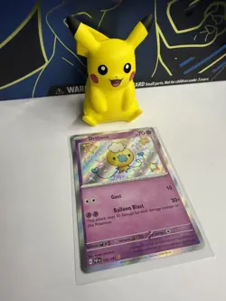 Drifloon 155/091 - Shiny Holo Rare - Paldean Fates Pokemon Card MINT - Image 3