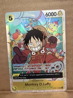 Monkey D Luffy OP07-109 SR - 500 Years in the Future One Piece TCG English (A1) - Image 1