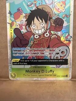 Monkey D Luffy OP07-109 SR - 500 Years in the Future One Piece TCG English (A1) - Image 3