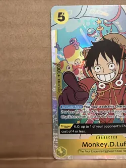 Monkey D Luffy OP07-109 SR - 500 Years in the Future One Piece TCG English (A1) - Image 5