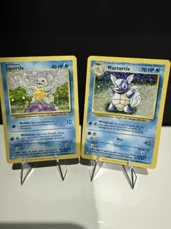 💥Squirtle & wartortle Holo 001/034 Trading Card Game Classic Pokemon 2023 - Image 1