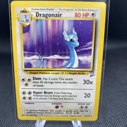Pokemon TCG Dragonair 18/102 Base Set Unlimited Non Holo Rare WOTC VTG 1999 MP - Image 1