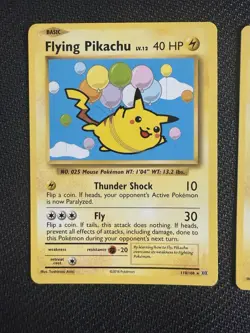 Flying Pikachu 110/108 Secret Rare - XY Evolutions - Mint - Basic Pokemon TCG - Image 2