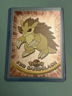 Sandslash Holo #28 1999 Topps Series 1 Pokemon TV Animation Edition - Image 1