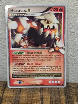 Pokemon HEATRAN LV.X DP31 (Holo Rare) Diamond and Pearl Promos - NM - Image 1