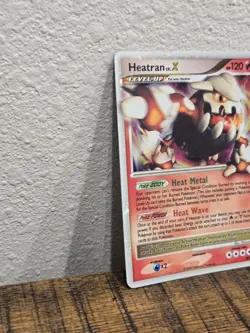 Pokemon HEATRAN LV.X DP31 (Holo Rare) Diamond and Pearl Promos - NM - Image 3