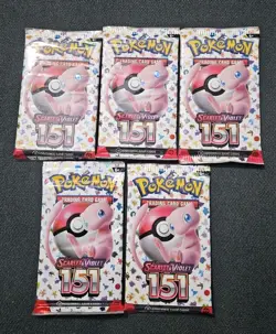 Pokemon TCG 151 Bundle 5 Booster Packs And 1 Mystery JAPANESE PACK NEW/SEALED - Image 1