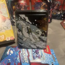Pokemon TCG Stack'em High Tin of 3 Booster Packs Factory Sealed New - Image 3