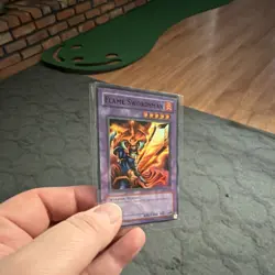 Yu-Gi-Oh! TCG Konami Flame Swordsman Fusion LOB-003 1800/1600 - Image 3