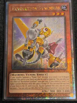Yugioh Revolution Synchron DUNE-EN002 1st EdQuarter Century Secret Rare NM - Image 1