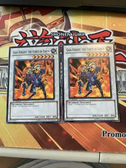 Gaia Knight, the Force of Earth (2x) 5DS3-EN041 Common 1st Ed LP Edison Yugioh - Image 1