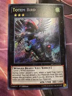 Totem Bird MP14-EN056 - Secret Rare - 1st Edition - LP Yugioh - Image 1