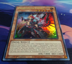 Yugioh! TCG - Fiendsmith Engraver Ultra Rare RA04-EN049 Light Play - Image 4