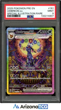 Pokemon 2025 Umbreon ex 161/131 SIR Prismatic Evolutions PSA 9 - Image 1
