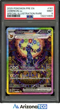 Pokemon 2025 Umbreon ex 161/131 SIR Prismatic Evolutions PSA 9 - Image 1