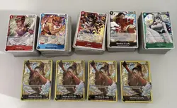 One Piece TCG Bulk Lot - 105 SRs + 26 DON!! + 550 Foil Cards + 4 Egghead Decks - Image 5