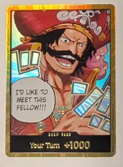 3x One Piece Card Game Gold DON!! - PRB02 Smoker, OP13 Roger & OP14 Egghead - EN - Image 5